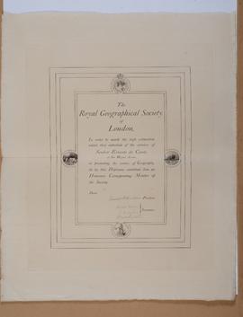 Diploma de correspondente honorário