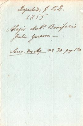 1855 Deputados por Ponta Delgada