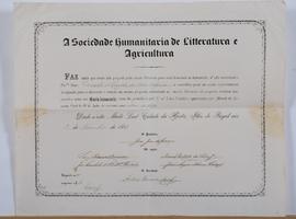 Diploma de Sócio Honorário