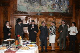 Brinde do Presidente do Governo Regional, Carlos César, a todos os convidados na receção do Ano Novo