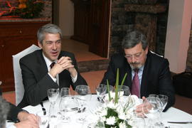 Primeiro Ministro José Sócrates e o Presidente da Assembleia Legislativa, Fernando Manuel Machado...
