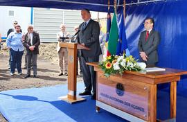 O Presidente do Governo Regional, presidiu à cerimónia de lançamento da Primeira Pedra da obra de...