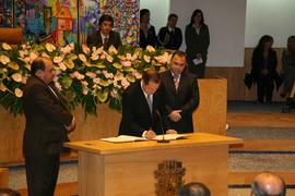 Assinatura da tomada de posse do Presidente do X Governo Regional, Carlos César
