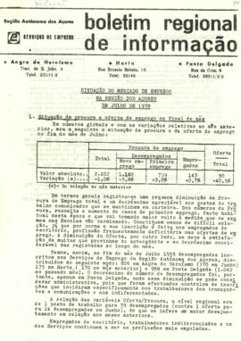 "Boletim Regional de Informação" - julho 1978