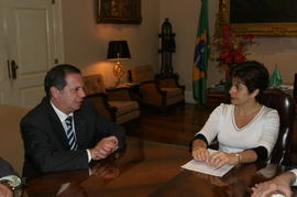 Apresentação de cumprimentos à Governadora do Rio de Janeiro, Rosângela Barros Assed Matheus de O...
