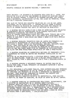 Comunicado do Conselho do Governo de 12 de novembro de 1987