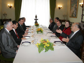 Almoço oferecido pelo presidente do Governo Regional ao Senador Marc Pacheco, no Palácio da Conce...