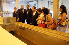 O Presidente do Governo Regional visita as instalações e áreas de serviço do Entreposto Frigorífi...