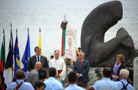 O Presidente do Governo Regional presidiu à cerimónia da inauguração da Avenida dos Baleeiros, na...