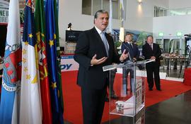 O Presidente do Governo Regional presidiu à cerimónia da inauguração do Wine In Azores 2015, no P...