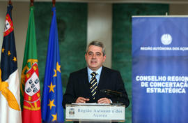Discurso do  Vice-Presidente do Governo dos Açores, Sérgio Ávila, na reunião do Conselho Regional...