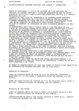 Comunicado do Conselho do Governo de 25 de março de 1988
