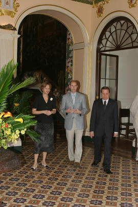 Conde de wessex visita o Palácio de Sant'Ana, após audiência com o Presidente do Governo Regional
