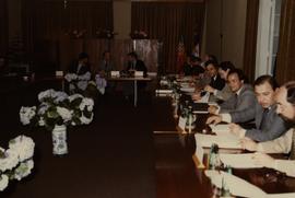 Reunião de Trabalho entre o Governo Regional e o Primeiro Ministro, Francisco Pinto Balsemão, na ...