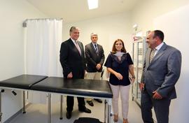 O Presidente do Governo Regional visita as instalações da Unidade de Saúde de Água de Pau