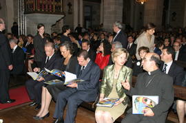 O Presidente da Republica e sua esposa assistiram ao concerto - Esplendor do Barroco, na Igreja d...