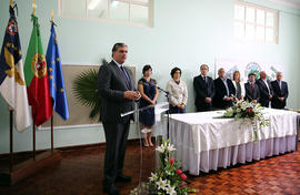 O Presidente do Governo Regional presidiu à cerimónia de lançamento da 1.ª Pedra da remodelação d...