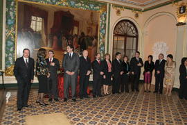 Receção aos convidados a convite do presidente do Governo Regional, no Palácio de Sant`Ana