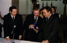 Homenagem ao ao Primeiro Ministro, António Guterres, na Câmara Municipal de Vila do Porto