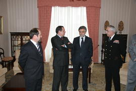 O presidente do Governo Regional recebeu, para apresentação de cumprimentos, o Ministro da Defesa...