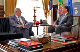 Cônsul dos EUA nos Açores, Daniel Bazan, em audiência com o presidente do Governo Regional