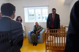 O Presidente do Governo Regional visita as instalações da creche Os Priolinhos da Santa Casa da M...