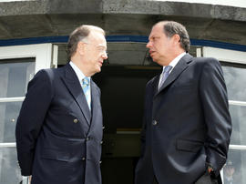 Presidente do Governo Regional Carlos César e Presidente da República Jorge Sampaio