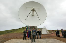 O Presidente do Governo Regional presidiu à cerimónia da inauguração da Estação Geodésica e Espac...
