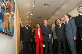 O Presidente da República, Jorge Sampaio, na inauguração da Exposição - Açores - Séc. XX3x20, na ...
