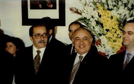 Presidente da Assembleia Legislativa Regional, Dionísio Mendes de Sousa, e  Alberto Madruga da Costa