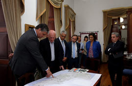 Reunião do presidente do Governo Regional com o presidente da Câmara Municipal de Angra do Heroís...