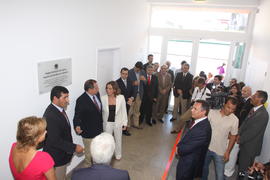 Receção aos convidados na inauguração do edifício do Arquivo da Presidência do Governo Regional