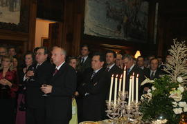 Sala dos convidados na receção do Ano Novo, no Palácio de Sant`Ana