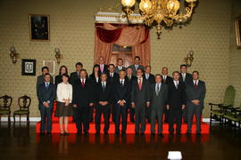 OpPresidente da República com os presidentes das Câmaras Municipais dos Açores, o presidente da A...