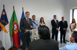 O Presidente do Governo, Vasco Cordeiro, presidiu à cerimónia de inauguração do novo Centro de Sa...