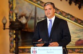 Declarações do  presidente do Governo Regional, Vasco Cordeiro, aos meios de Comunicação Social