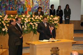 Assinatura do Vice-Presidente do Governo Regional Sérgio Ávila