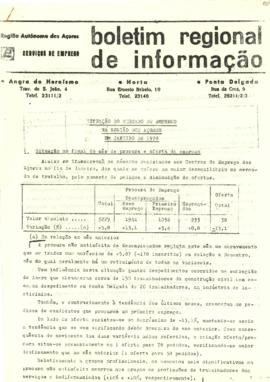 "Boletim Regional de Informação" - janeiro 1978