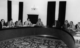 Reunião do Governo Regional com Francisco Sá Carneiro e ministros do Governo da República