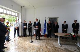 O presidente do Governo Regional presidiu à cerimónia de lançamento da Primeira Pedra do TERINOV ...
